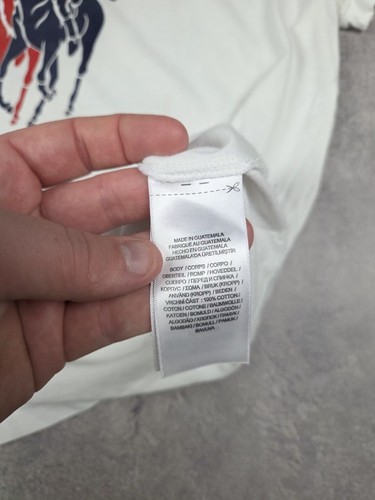 Polo Ralph Lauren T-Shirt Big Pony Classic Herren weiß Gr. L - Bild 4 von 7