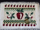 4 Vintage Home Essential Apple WOVEN PLACEMAT Set 18” x 13” — photo 7