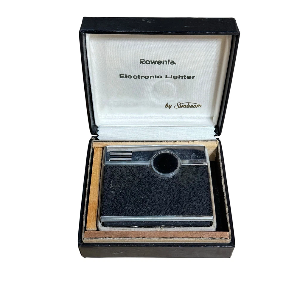 Vintage 1960s Rowenta Electronic TableLighter Made in Germany by Sunbeam W/ Case - Image 2 of 4