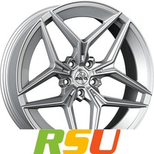 Antera A107 silver ice 9x20" ET30 LK5 120 ML 72.6 Alufelgen 20 Zoll