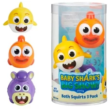 Pinkfong Baby Sharks - Big Show!: Bath Squirt 3 - Pack