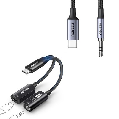 UGREEN Magnetic USB C to 3.5mm Audio Adapter and Charger 2 in 1 Hi-Res... 