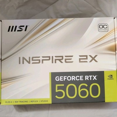 MSI INSPIRE 2X OC Edition NVIDIA GeForce RTX 5060 DLSS 4 Ray Tracing Reflex