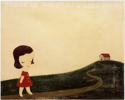 Yoshimoto Nara There is No Place Like Home Medium Poster 