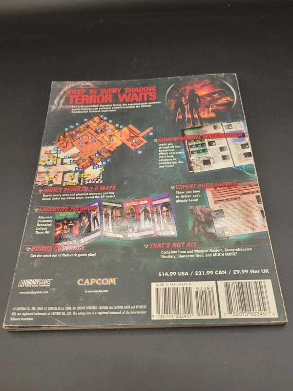 Resident Evil Outbreak BradyGames Official Strategy Guide - Image 4 of 4