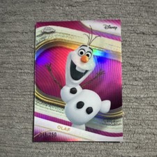 2023 topps chrome disney frozen olaf  parallel 248/250
