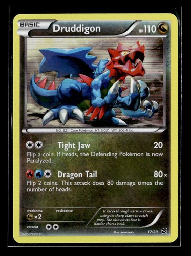Pokemon Druddigon #17/20 Dragon Vault