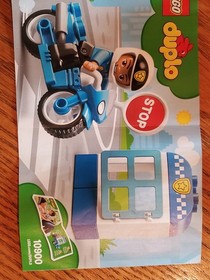 LEGO Duplo 10592 & 10900 Police Bike and Fire Engine w/instructions Retired