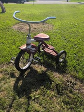 Vintage MURRAY Kid's TRICYCLE Metal Step-Up/Whitewall Tires 1950's-60's L K 