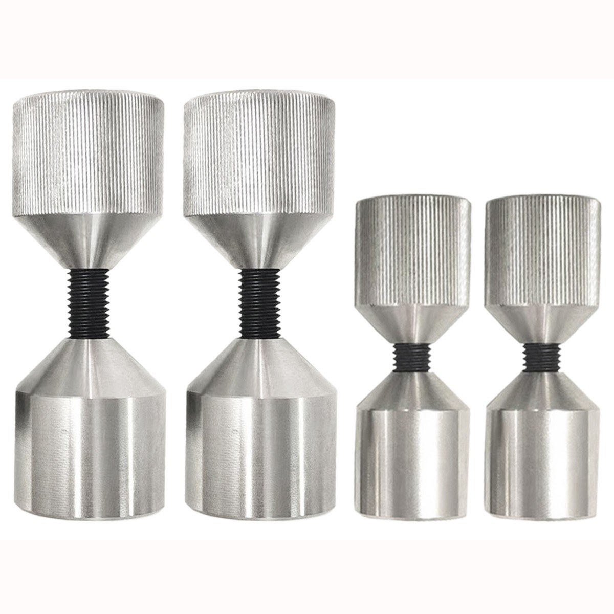 2 Pairs Flange Two Hole Alignment Pins Stainless Steel - 1-1/8