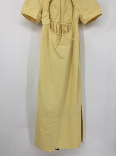 JILL SANDERS GATEHRED COTTON WOMENS MINI DRESS UK 2 ITALY 34 YELLOW RRP £1600 HH - Picture 5 of 8