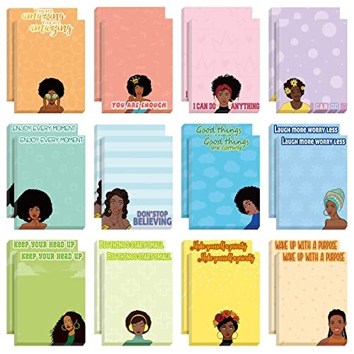 24 Pieces Black Girl Inspirational Sticky Notes 3 x 4 Inch Funny Inspirational | eBay 24 Pieces Black Girl Inspirational Sticky Notes 3 x 4 Inch Funny Inspirational | eBay