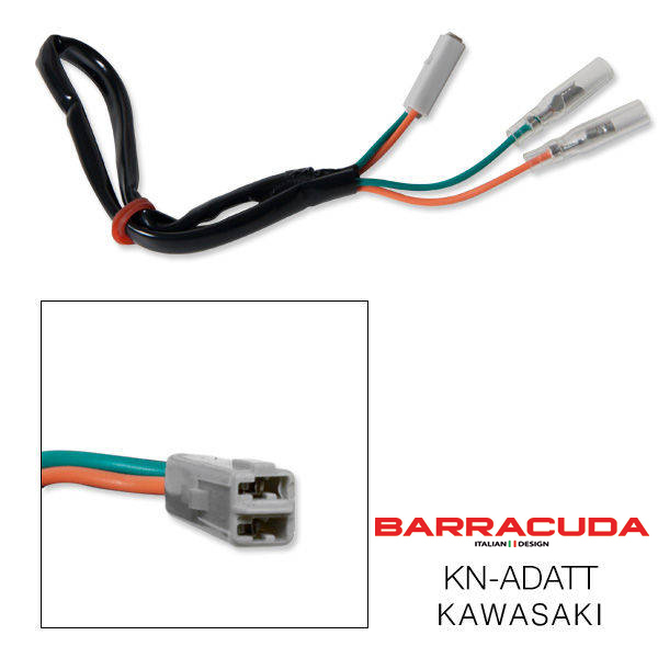 Kawasaki Z800 (2013-2016) Indicator Wiring Adaptor Plugs Barracuda