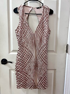 fashion nova sequin jersey dress Custom Bling Sequin Jersey Dress main image 0