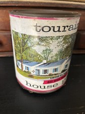Vintage Touraine House Paint can Everett Massachusetts MA 1960's