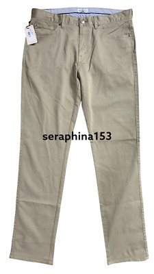 PETER MILLAR Pants Size 32X33 Ultimate Sateen 5-Pocket  Golf Casual ME0B39 NWT