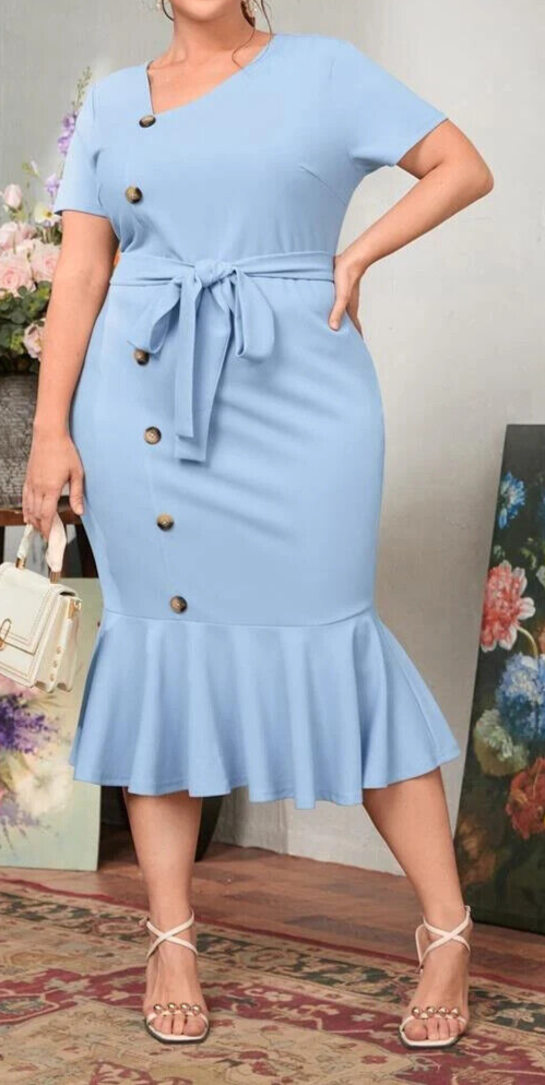 新品【完売品】HeRIN.CYE Rounded hem dress HeRIN.CYE ［予約］Rounded hem dress NVY -ファッション通販