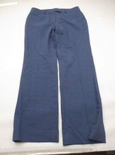 TOMMY HILFIGER Size 4 Womens Blue Stretch Waist Pocket Pleated Dress Pants 840