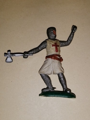 Figurine Quiralu – Soldat Médiéval épée Et Poignard – Moyen Âge – Aluminium – Fabriquée En France