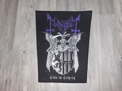 Mayhem Patch Backpatch Back Patch Black Metal Morbid Dead Leipzig ** Gorgoroth *