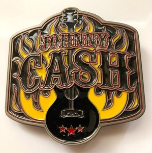 johnny cash belt buckle