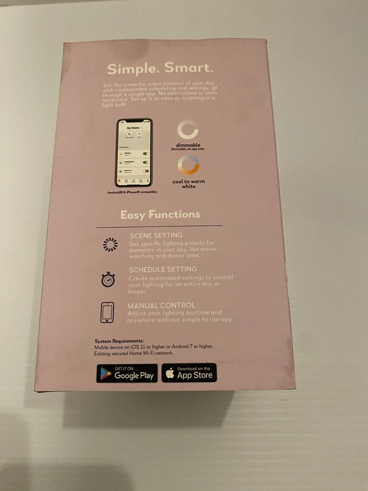 Bulbrite Solana 65w Smart Bulb BR30 Model 196110 - Image 2 of 4