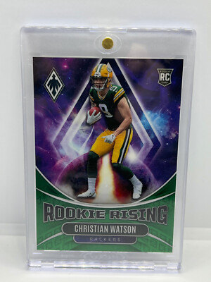 2022 Phoenix Christian Watson Green Rookie Rising Parallel Insert Card ...
