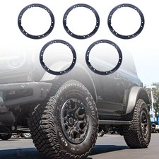 5x Bead Lock Wheel Trim Ring Kit Fit For 2021-2025 Ford Bronco Sasquatch Package