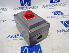 Allen Bradley 800H-1HA4R Stop Pushbutton Station Ser D 4X Enclosure