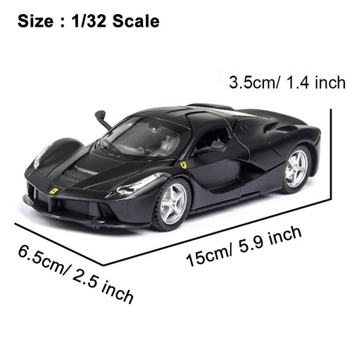 1/32 Scale Ferrari LaFerrari Die-cast Model Car Toy Collection Sound Light Gift - Picture 6 of 15