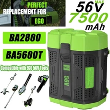 56V 3.0/5.0/7.5AH For Genuine EGO BA5600T Power + Lithium Battery BA4200T BA1400