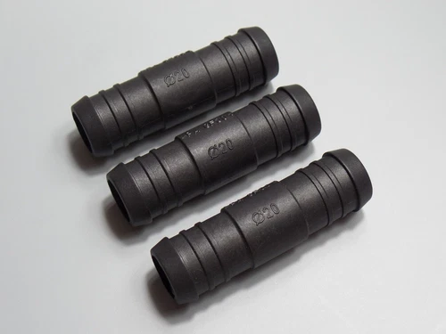 3X PIPE CONNECTION COOLING WATER HOSE CONNECTOR HOSE CONNECTOR 20 X 20 MM
