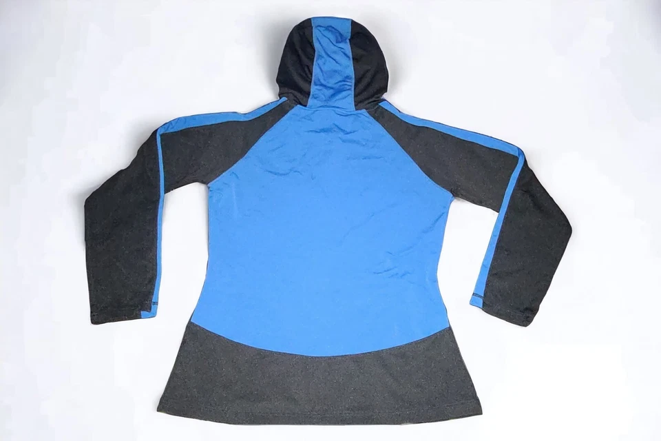 Chándal Champion para mujer con capucha y cremallera talla XL negro/azul  Foto 2 de 4