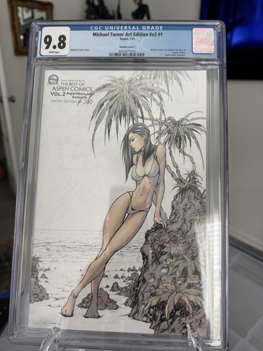 Michael Turners Art Edition the Best Of Aspen Comics Volume 2 Ltd 200 CGC 9.8
