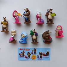 Masha y el oso, 2011, Chupa Chups Toys Kinder, Juego completo