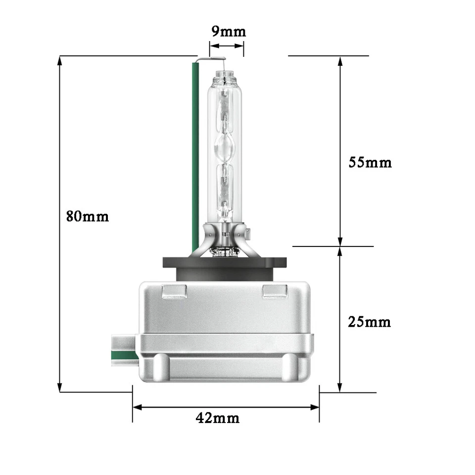 适用于林肯 MKS 2009 - 2015 2016 前 HID 车头灯高/低+LED 雾灯灯泡 4 件 — 第 3/4 张图片