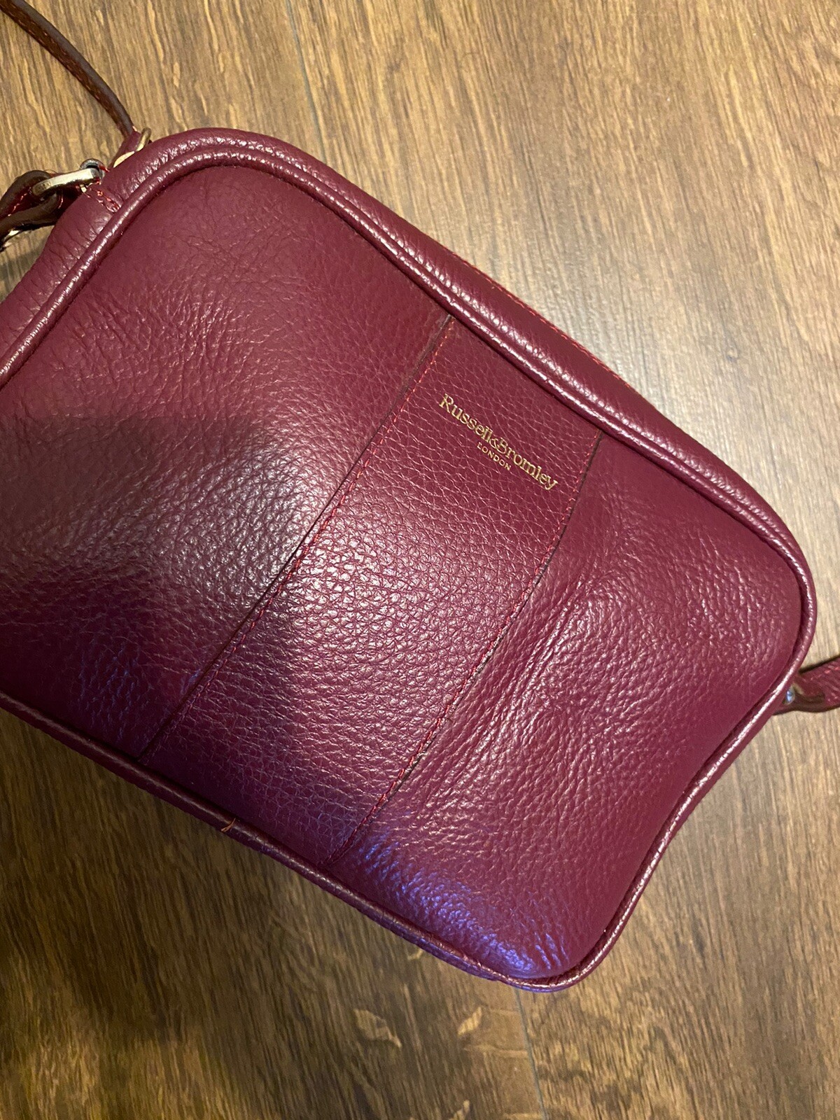 Russell & Bromley Rowan Crossbody Camera Bag, Burgundy RRP £195 eBay