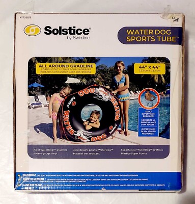 International Leisure 17021ST Swimline Solstice 48'' Water Dog Float Tube Ring  
