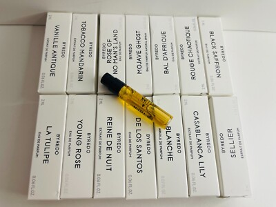 Byredo perfume samples 0.06floz/2ml~ choose the scents  New with Box !