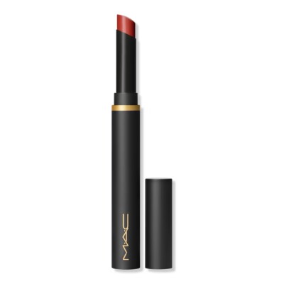 MAC Powder Kiss Velvet Blur Slim Moisturizing Matte Lipstick 877 Devoted To Chil