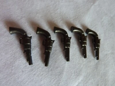 PLAYMOBIL  LOT 5 REVOLVERS WESTERN ACCESSOIRES COW BOY ARME - Photo 1/2