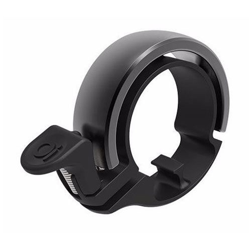 Knog Oi Bike Bell Aluminum Large 23.8mm - 31.8mm Black