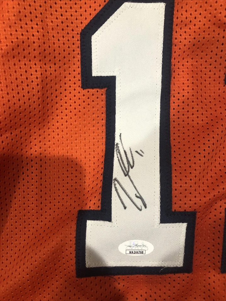 БАСКЕТБОЛЬНАЯ ФУТБОЛКА С АВТОГРАФОМ СИРАКУЗСКОГО ОРАНЖЕВОГО ТАЙЛЕРА ЭННИСА СЕРТИФИКАТ ПОДЛИННОСТИ JSA - Изображение 4 из 4