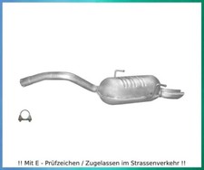 Endschalldämpfer für Citroen C8 2.2 HDi Bj.02-06 mit DPF/FAP Auspuff Schelle
