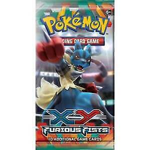 Pokemon XY Furious Fists TCG online code card