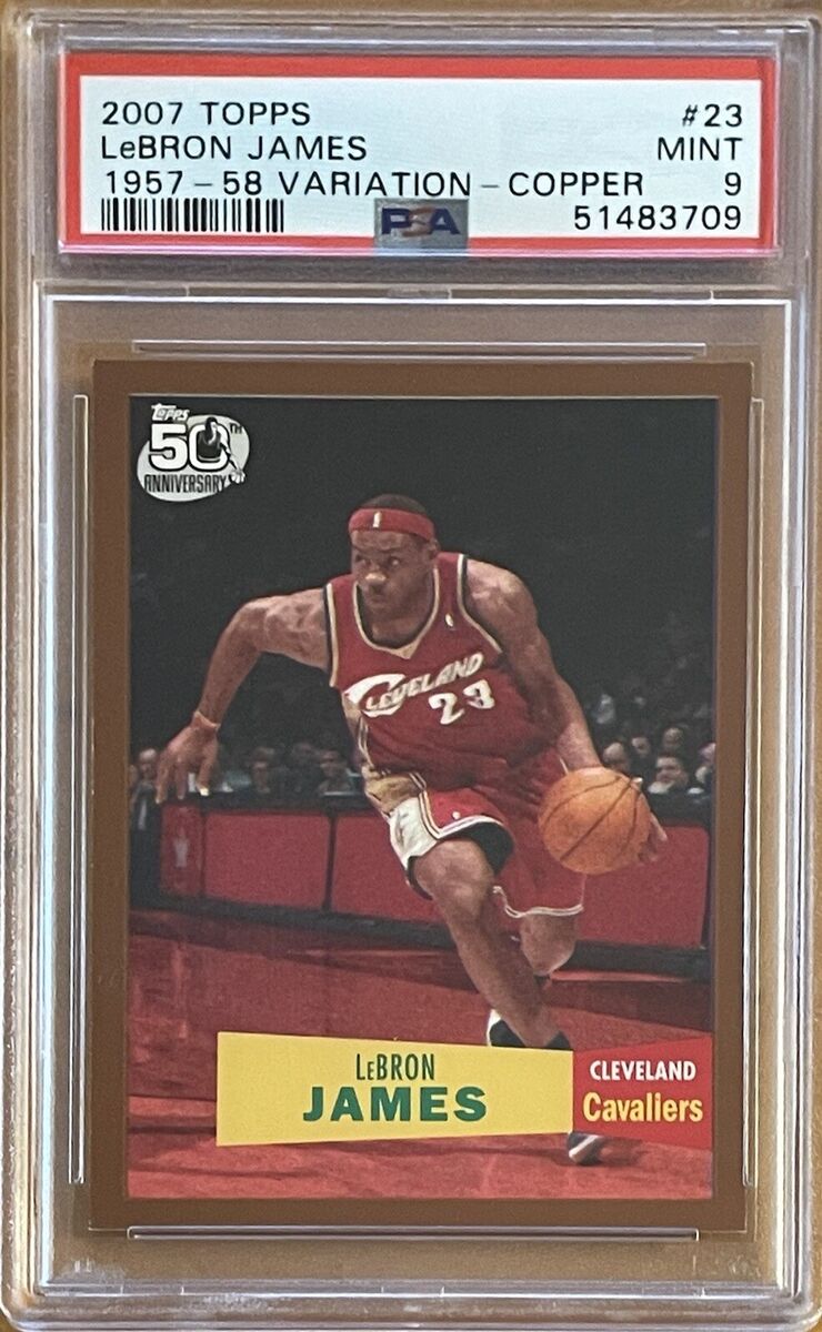 2007-08 Topps - LeBron James #23 1957-58 Variations Copper 2007-08 Topps - LeBron James #23 1957-58 Variations Copper