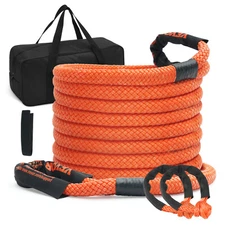 VEVOR Kinetic Energy Recovery Rope Tow Strap 7/8" x 30' 30580 lbs Heavy Duty