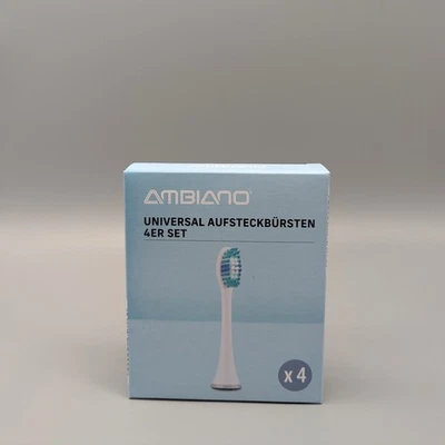 Ersatzbürsten für Philips Sonicare Ambiano Universal 4er Set kompatible mit NEU