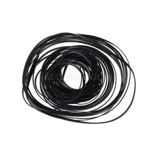 50 Pcs Rubber Tape Recorder Belt Cassette Player Drive Belts Replacement