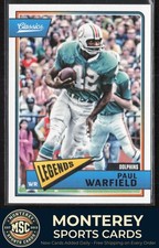 Paul Warfield 2018 Panini Classics #147 Miami Dolphins